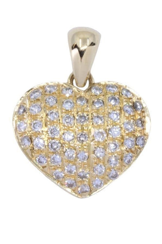 Pendentif PENDENTIF CŒUR DIAMANTS 58 Facettes 067121