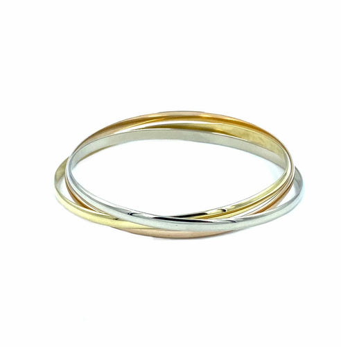 Bracelet Cartier. Bracelet Trinity 3 ors 18K 58 Facettes