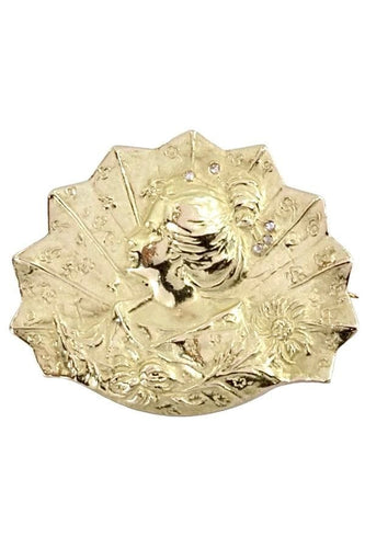 Broche BROCHE ANCIENNE DIAMANTS 58 Facettes 069861