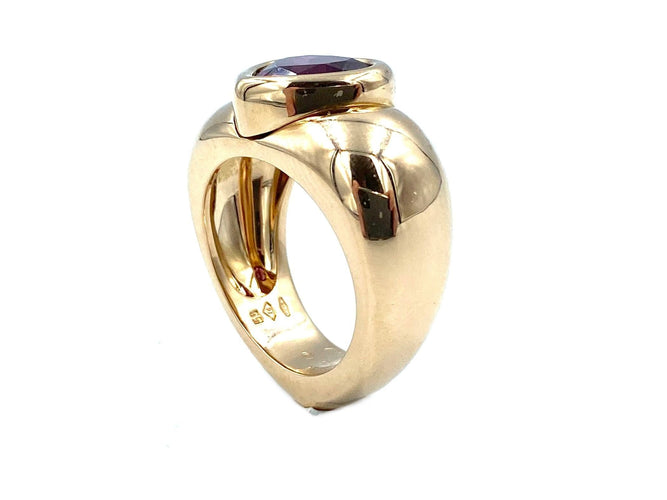 Bague PIAGET - Bague or rose et grenat 58 Facettes