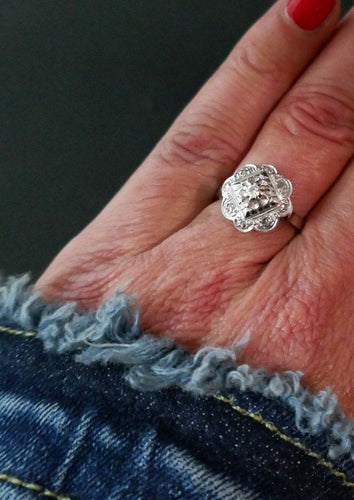 Bague 52 Bague Art Déco Diamants, Or Et Platine 58 Facettes