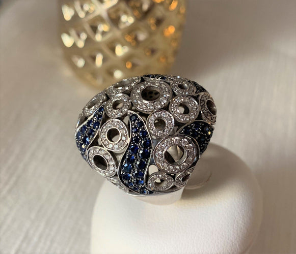 Bague Bague Susie Otero Saphirs Diamants 58 Facettes 20400000145/LI