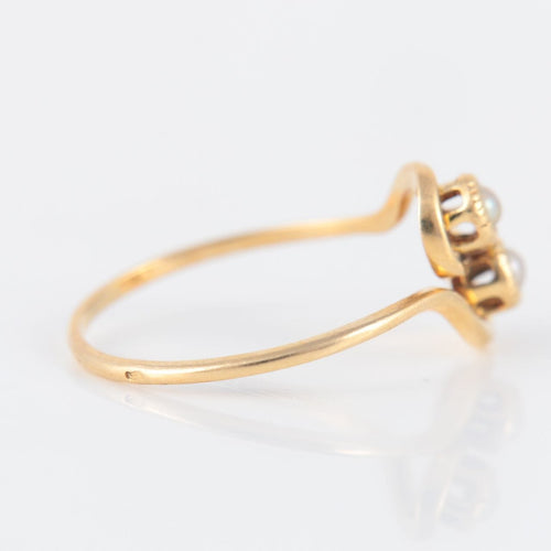 Bague 51.5 Bague Toi & Moi Perles 58 Facettes