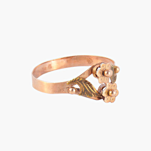 Bague 59 Bague Duo de Fleurs 58 Facettes