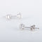 Boucles d'oreilles Paire de puces d'oreilles Diamants 58 Facettes