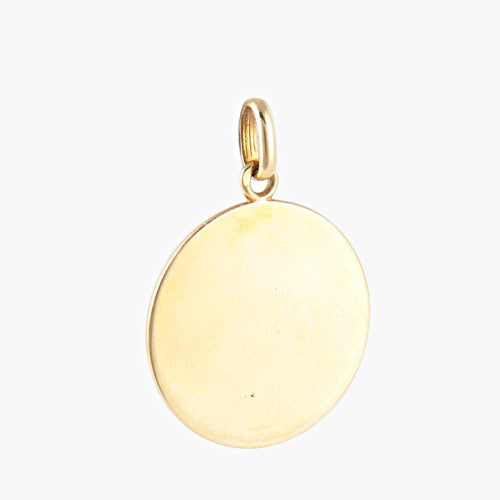 Pendentif Médaille Sainte-Anne et Vierge à l'enfant 58 Facettes