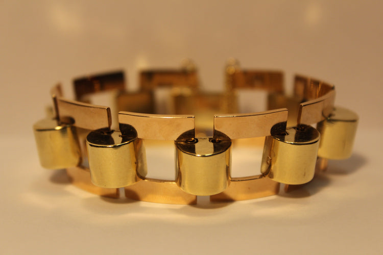 Bracelet Bracelet Tank Or jaune 58 Facettes 11024D