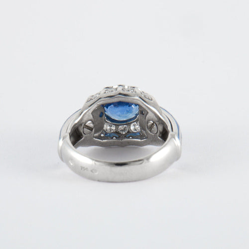 Bague 52 Bague Saphir Laquée 58 Facettes 2.209