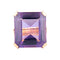 Bague 50 Bague Or jaune Pierre violette 58 Facettes