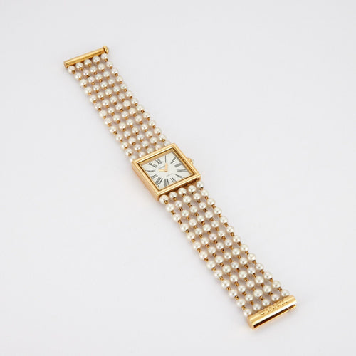 Montre CHANEL- Montre de dame bracelet Perles 58 Facettes