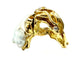 Bague GILBERT ALBERT. Bague or jaune, perle et diamants 58 Facettes