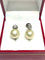 Boucles d'oreilles Boucles d’oreilles anciennes diamants et perles de culture 58 Facettes