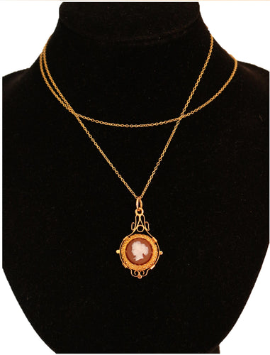 Collier Collier Pendentif Camée Cornaline 58 Facettes 559
