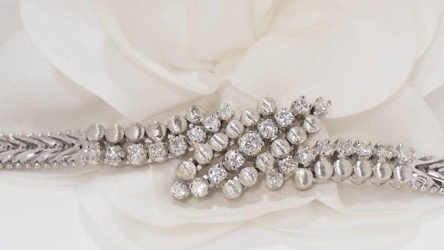 Bracelet 18cm Bracelet Or blanc Diamants 58 Facettes 31984