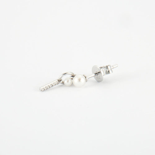 Boucles d'oreilles Boucles d'oreilles diamants & perle 58 Facettes