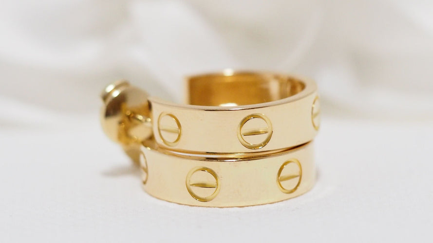 Boucles d'oreilles Cartier - Boucles d'Oreilles Love Or Jaune 58 Facettes 32375