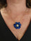 Broche BROCHE/PENDENTIF FLEUR EN LAPIS LAZULI ET DIAMANTS 58 Facettes 068501