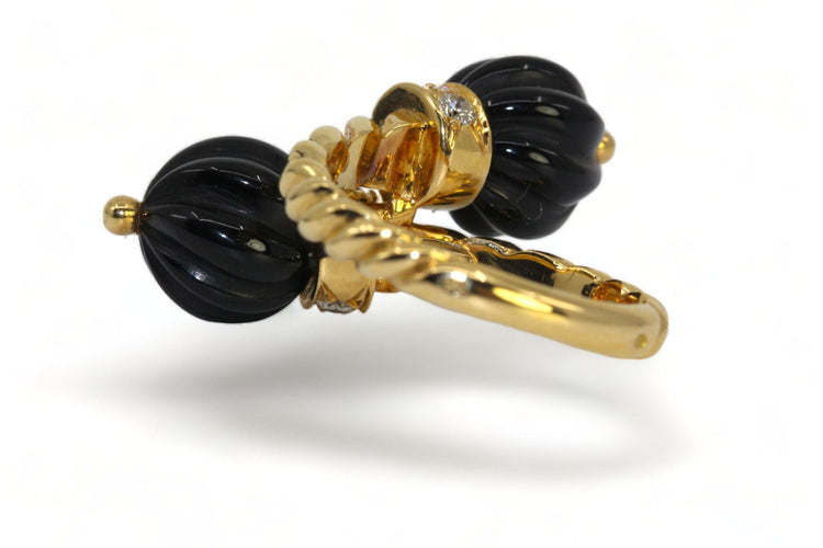 Bague CHAUMET - Bague Onyx Diamants 58 Facettes