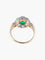 Bague 54 Bague Marguerite Emeraude et diamants 58 Facettes