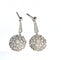 Boucles d'oreilles Pendantes Or blanc, Diamants 58 Facettes DF22