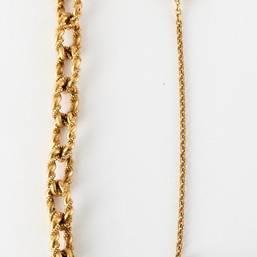 Bracelet Bracelet or ciselé or jaune 18K 58 Facettes