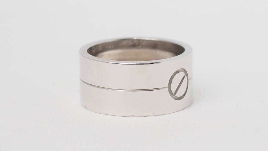 Bague 67 CARTIER - Bague "Love" Or blanc 58 Facettes 29943