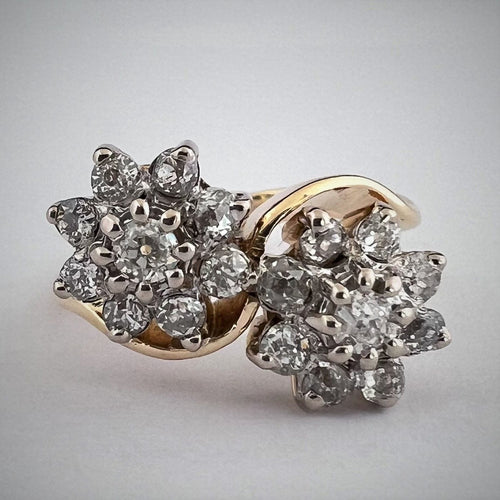 Bague Bague Toi & Moi Or Jaune, Diamants 58 Facettes LOT P1036