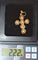Pendentif Pendentif Croix Or Jaune et Perles 58 Facettes 483