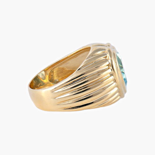 Bague 61 Bague FRED Coeur Topaze bleue 58 Facettes