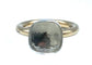 Bague POMELLATO. Collection Nudo classic, bague 2 ors et topaze blanche 58 Facettes