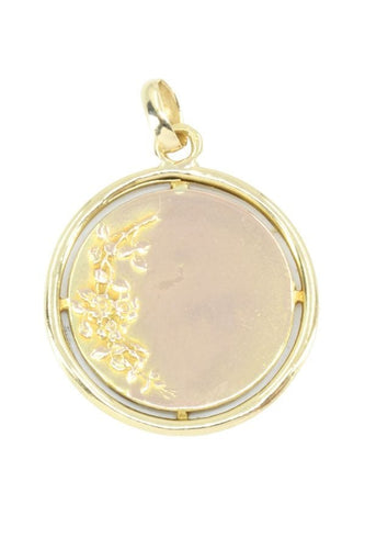 Pendentif MÉDAILLE VIERGE ANCIENNNE 58 Facettes 047671