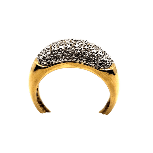 Bague 55 Bague or jaune diamants 58 Facettes 13105