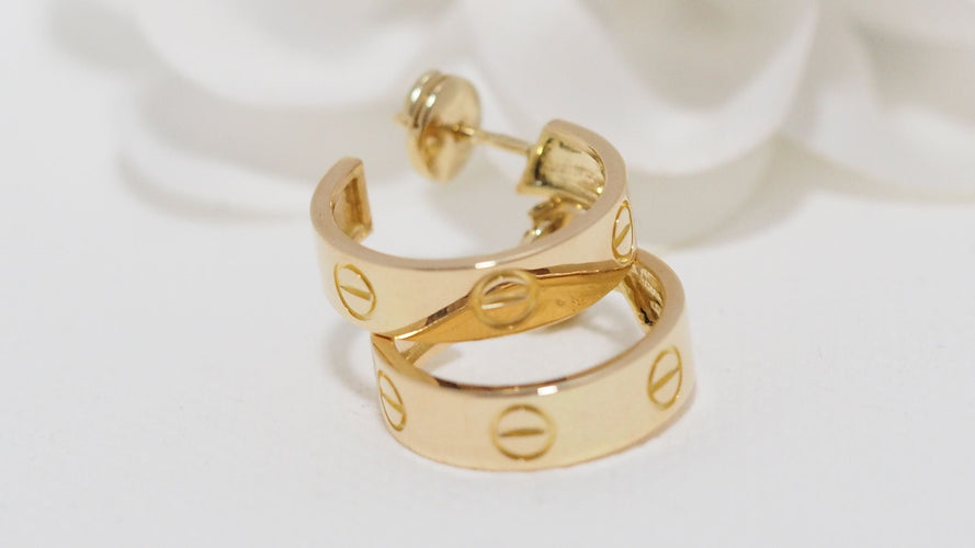 Boucles d'oreilles Cartier - Boucles d'Oreilles Love Or Jaune 58 Facettes 32375