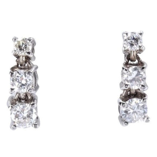Boucles d'oreilles Boucles d'oreilles trilogie, diamants 58 Facettes 063511