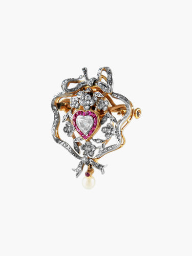 Broche Broche Pendentif Coeur 58 Facettes 1547