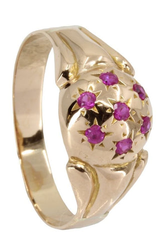 Bague BAGUE ANCIENNE GRENATS 58 Facettes 051401