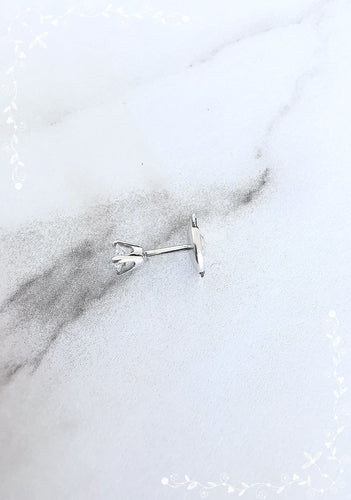 Boucles d'oreilles 1 Boucle d'oreille puce Diamant 0,16 ct 58 Facettes AA 1583