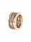 Bague 65 Bulgari - Bague B.zero1 Design Legend en or rose et céramique noire 58 Facettes