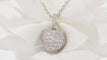 Collier Collier pendentif cœur en or blanc & diamants 58 Facettes 29969