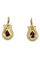 Boucles d'oreilles DORMEUSE MODERNES GRENATS 58 Facettes 050471