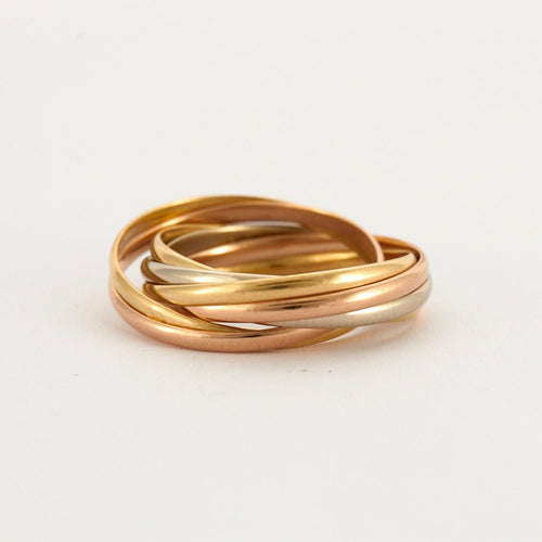 Bague 51.5 CARTIER - Bague Trinity 7 anneaux 58 Facettes EL2-123