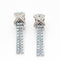 Boucles d'oreilles Boucles d'oreilles Topazes Diamants Or blanc 58 Facettes D360524FJ