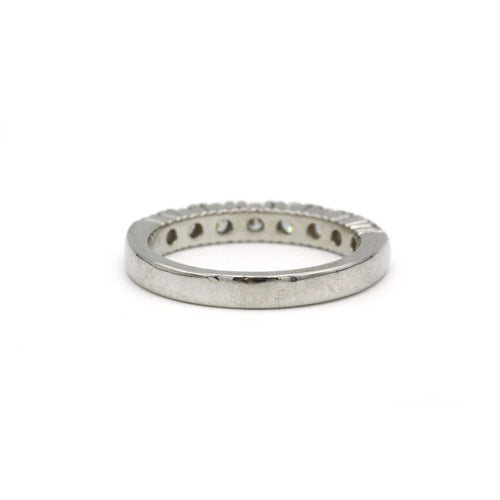 Bague 51 DE BEERS - Demi-Alliance Diamants 58 Facettes 240012R