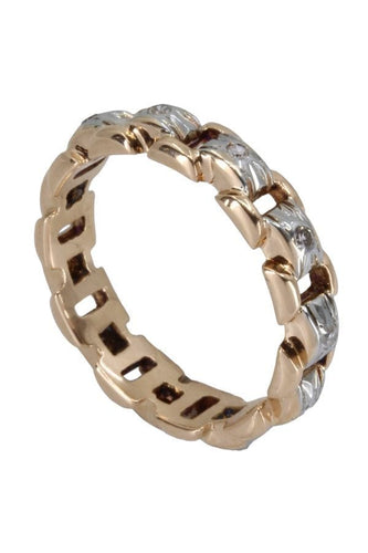 Bague ALLIANCE ANCIENNE DIAMANTS 58 Facettes 059821