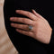 Bague 52 Bague Art Déco Email Marcassites Argent 58 Facettes