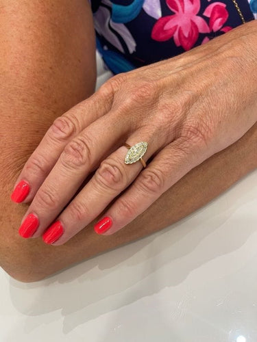 Bague BAGUE MARQUISE DIAMANTS 58 Facettes 054311