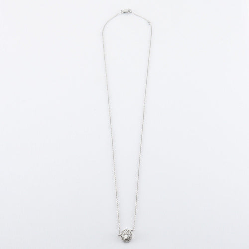 Collier Collier en or blanc Diamants 58 Facettes
