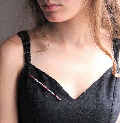 Broche Broche-barrette d’époque Art Déco 1925 58 Facettes 435