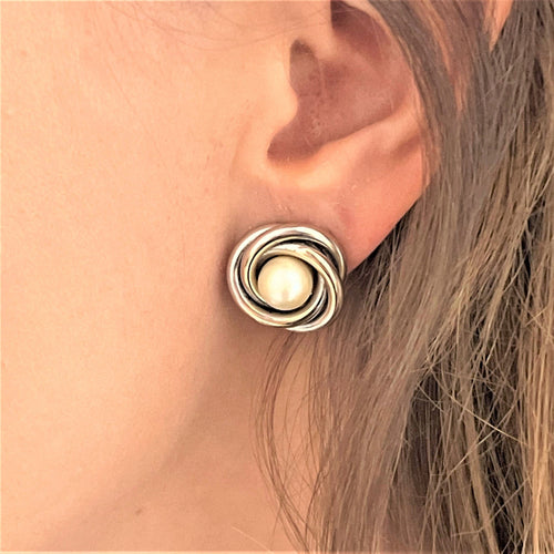 Boucles d'oreilles Boucles d'Oreilles Perles de Culture Or blanc 58 Facettes 20400000679