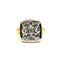 Bague Bague or blanc, or jaune et diamants 58 Facettes 3708
